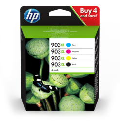 HP 903XL nagy kapacits eredeti tintapatron multipack (T6M15AE, T6M03AE, T6M07AE, T6M011AE csomag)