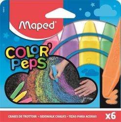 Aszfaltkrta, MAPED "Color`Peps", 6 klnbz szn