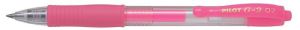 Zselstoll, 0,37 mm, nyomgombos, PILOT "G-2 Neon", pink