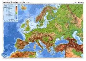 Tanuli munkalap, A4, STIEFEL "Eurpa domborzata/Eurpa vaktrkppel